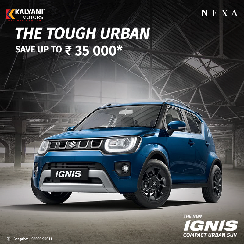 KalyaniMotors's tweet image. ನಿಮ್ಮ ನೆಚ್ಚಿನ ಮಾರುತಿ ಸುಜುಕಿ ನೆಕ್ಸಾ ಕಾರನ್ನು Kalyani Motors Bangalore ನಿಂದ ಖರೀದಿಸಿ ಹಾಗೂ ಅದ್ಭುತ offers* ಪಡೆದುಕೊಳ್ಳಿ. Book Now!! To book call Bangalore- 9590990011.
or visit: kalyanimotors.com 
#saveupto #marutisuzukinexa #caroffers #NEXA #bangalore #MarutiSuzuki #KalyaniMotors