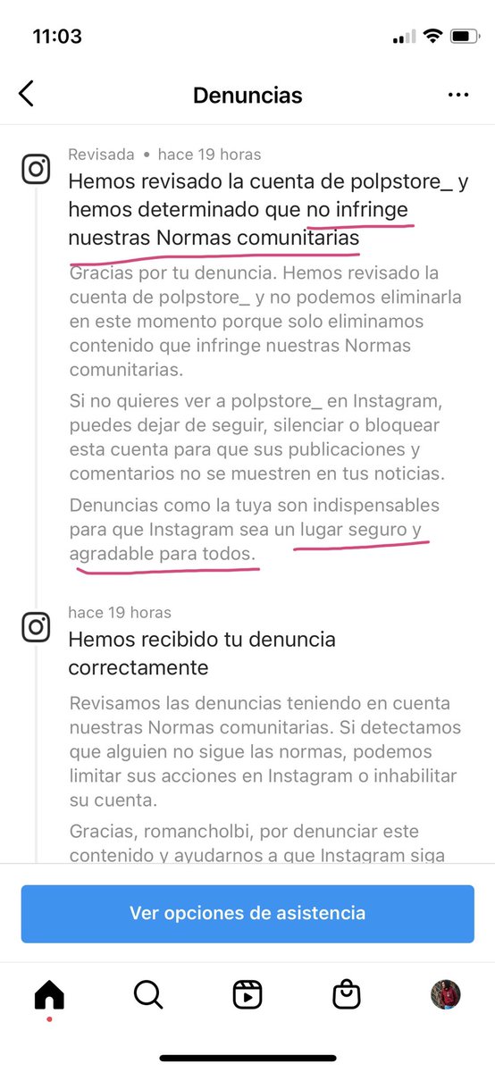 romancholbi's tweet photo. A ver si me queda claro @instagram . Una suplantación de identidad no infringe vuestras normas comunitarias y es agradable para todos. Pero en cambio si una mujer muestra un pezón es el fin del mundo. ¿Es así, o me he equivocado? #instagram #phishing https://t.co/pIP6ZGWDVZ