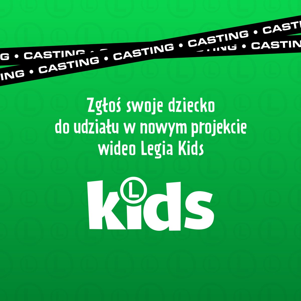 LegiaTennis's tweet photo. CASTING – ZOSTAŃ CZĘŚCIĄ NOWEGO PROJEKTU LEGIA KIDS 🔥
Media klubowe Legii Warszawa poszukują dzieci do nowego projektu Legia Kids. 
Więcej informacji znajdziecie na stronie:  

👉👉👉https://t.co/nIsS0ynWh5 https://t.co/Azxj1QUpa7