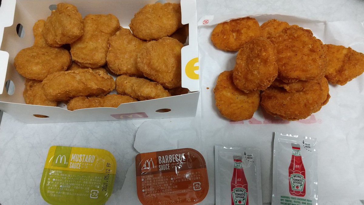 だいっけ マクドナルド Kfc ケンタッキーフライドチキン ナゲット ナゲット祭りをしてみました ジャンクだわー 笑 マックは15ピース390円 Kfcは10ピース400円 のキャンペーン中です