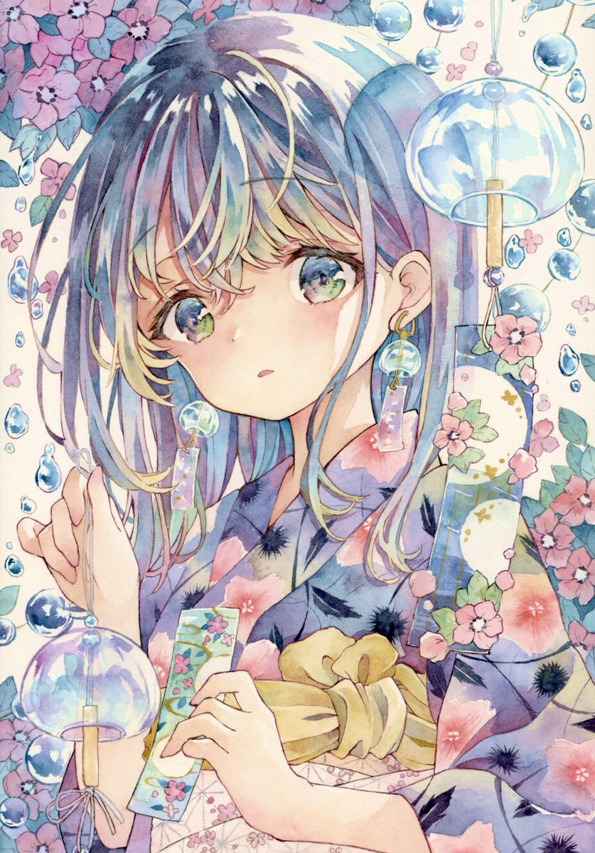 優子鈴 ゆこりん 新刊booth 透明水彩 よわよわ絵師 いつか超つよつよ絵師になるので今のうちに推しませんか つよつよな水彩絵師になりたいです