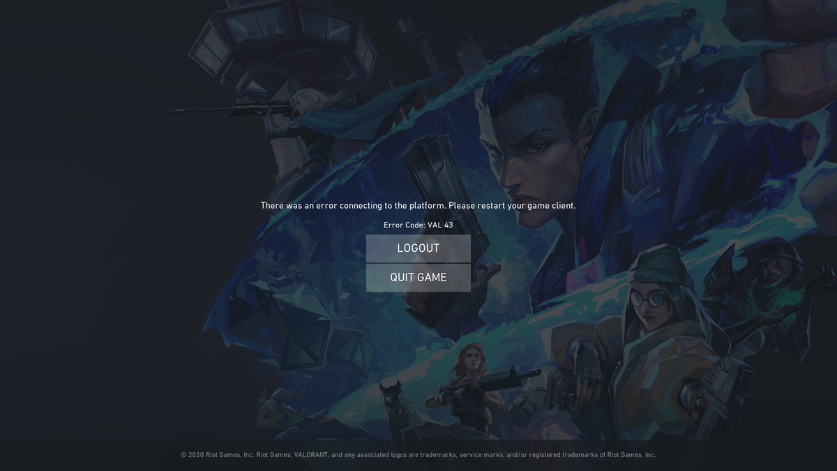dale_or_nodale's tweet photo. I can't play Valorant because of this. It's been two days. Please fix this @PlayVALORANT @riotgames
#val43 https://t.co/ytPANb6My1