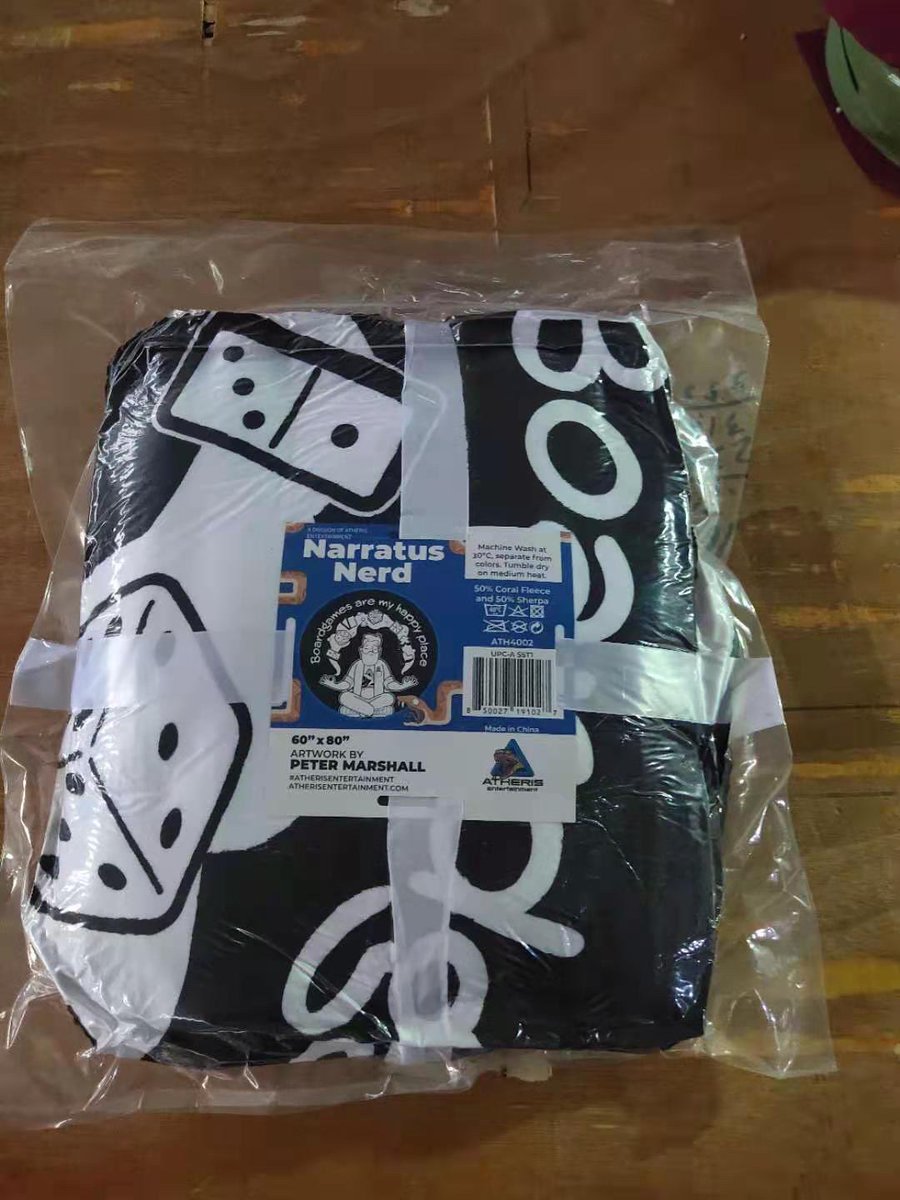 Almost sold out of Ruins of Mars. The game is doing super well. Plus we got a photo of our blankets and they look so soft. Cannot wait to get these shipped to us and then to our Kickstarter backers :D