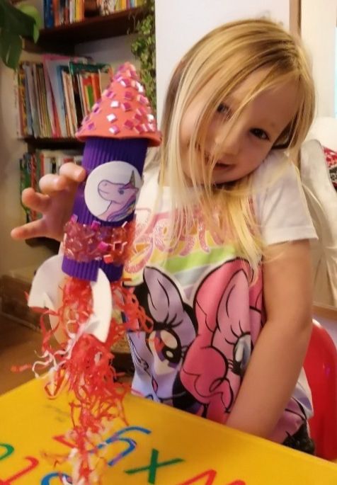RoyalHighBath's tweet photo. Reception are having a blast during #GuidedHomeLearning! We've created rockets, astronaut outfits, moon rocks, planets and aliens - it's been out of this world! ๐Discover how our creative approach to learning can help your daughter #thrive - https://t.co/UQ8yzKJcFB #reggioemilia https://t.co/f91Wxp9Oy6