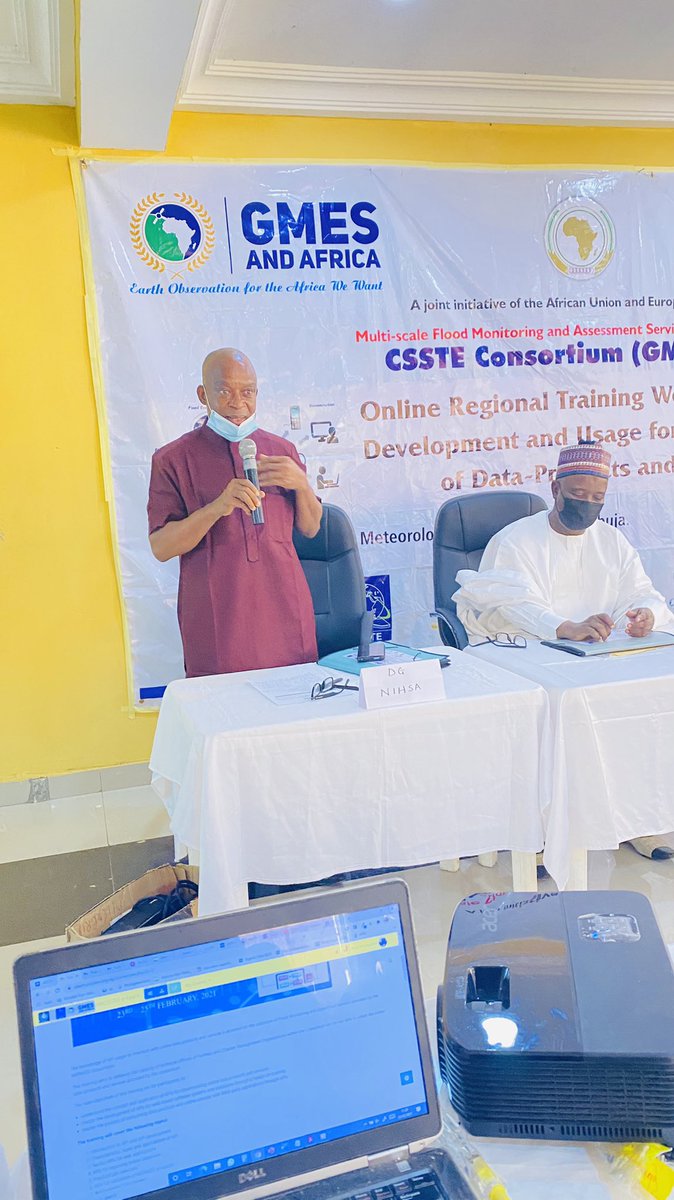 CSSTE3's tweet image. Day 1: Opening ceremony of #training on #ApplicationProgrammingInterface with Director Generals of the Meteorological and Hydrological Agencies in Nigeria. Their remarks points to synergies and interagency collaboration fostered under @GMESAfrica @touattar @BachirSM #flooding