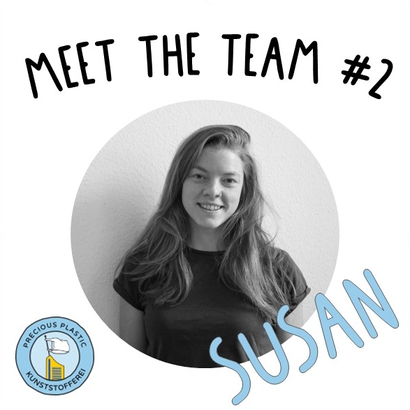 #MeettheTeamTuesday #2 - 
Susan ten Hoeve - a dutch industrial product designer
 - find Susan's bio on our website kunststofferei.de #preciousplastic #recycling #Leipzig #Nachhaltigkeit