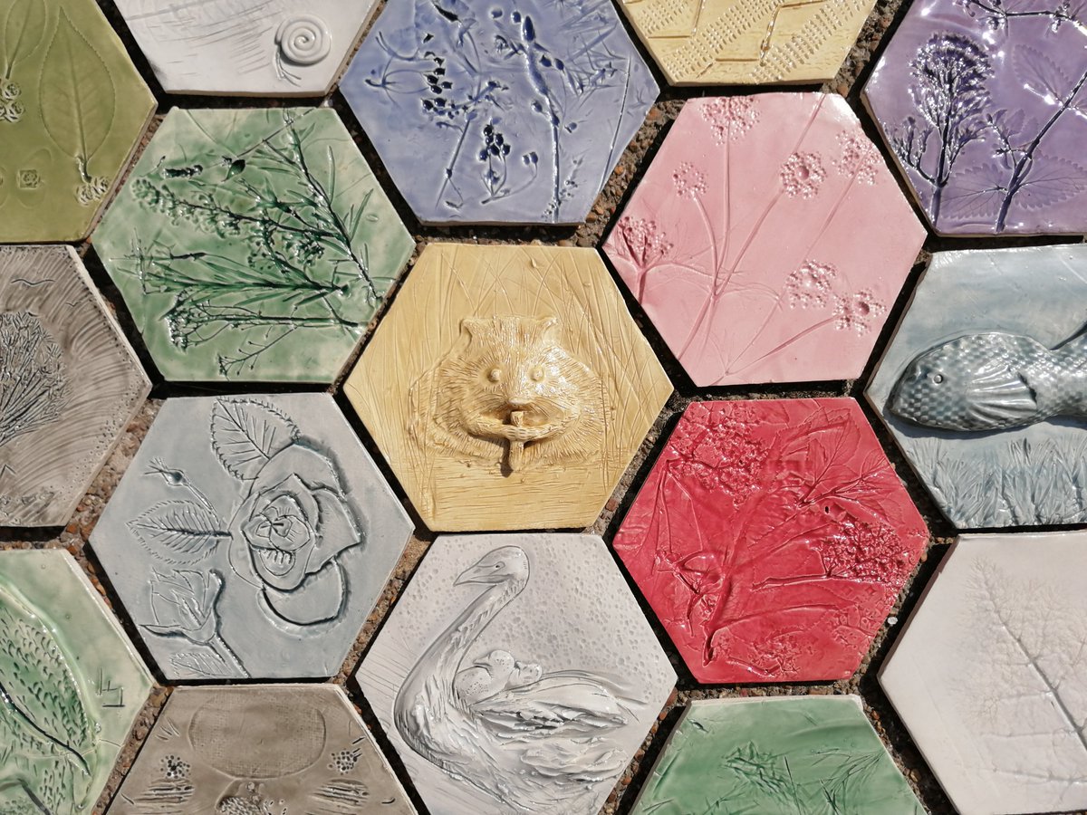 BlindVeterans's tweet image. Check out this beautiful new ceramic mural, created by our #blind #veterans, featured in the inner garden at our Brighton centre. The project was led by freelance artist Jack Durling with the support of our Art &amp;amp; Craft team.

What's your favourite tile?

RT