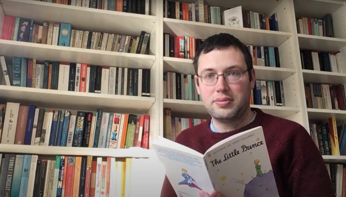 HSO_English's tweet photo. Tune in to today's instalment of The Little Prince, in which we discover more about the prince's tiny planet - read by Mr Dilley, Miss Craik and Mrs Ferguson (and a little helper!) @HeadingtonSch @HSO_PrepSch #HeadingtonAtHome https://t.co/neyLgq1icq