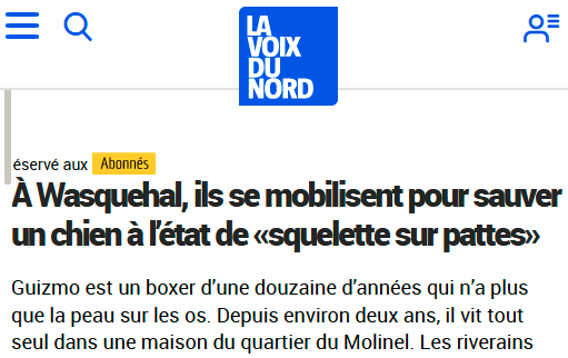HumourWasquehal's tweet photo. Y resterait pas 100.000€ à #Wasquehal ?

C'est pour un chien ET c'est au Molinel 
#Strike https://t.co/vRaQ0h5Cmi