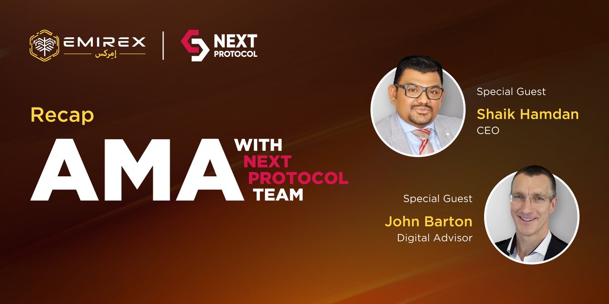 EMIREX_OFFICIAL's tweet image. On the 18th of February, Emirex held an Ask Me Anything session with the @ProtocolNext team. 

Read the answers to the most interesting questions in our recap👉bit.emirex.com/nextprotocol_a…

#Emirex #NEXTProtocol #blockchain #trading #ama #cryptocurrency #cryptonews #ieo #ico