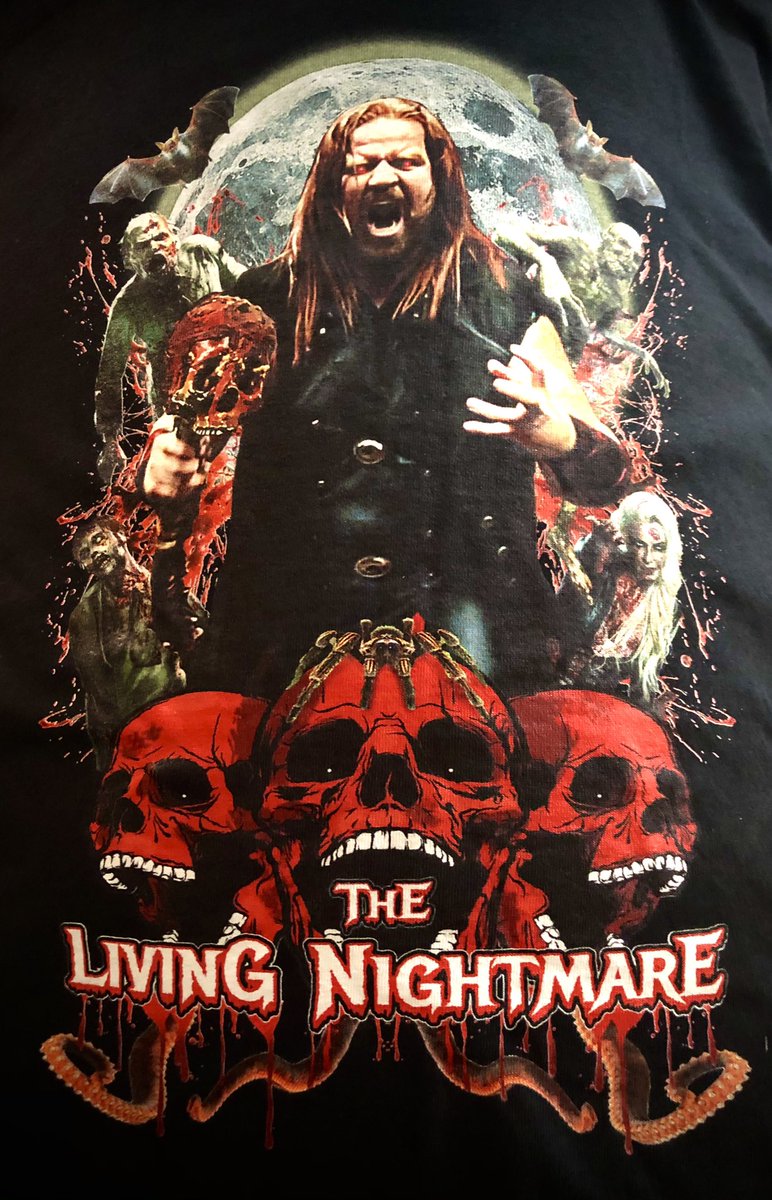 NightmareJL's tweet photo. The NEW limited run of “The Living Nightmare” T-Shirts are now available in sizes S to 5XL. To get your Living Nightmare t-shirt, send $30 via PayPal (S&amp;H included):
https://t.co/SOCX3b2Arx
*Please include the following in your order:
- Name
- Address
- Shirt size(s) https://t.co/9SsuEyELeb