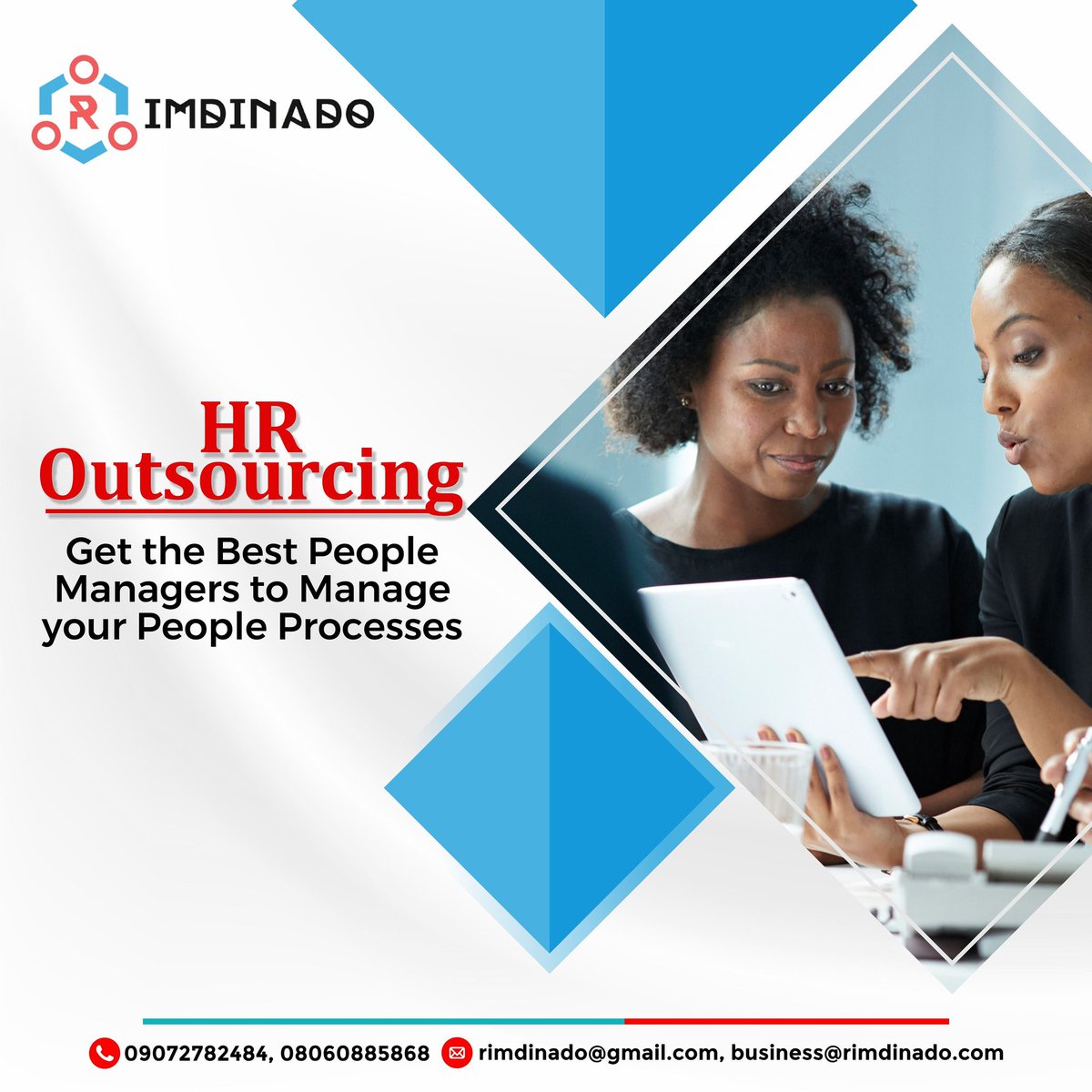 RimdinadoIntl's tweet image. As times and markets change, our organizations need to grow  with it. Many times this growth requires us to take up challenges of the 21st century. We provide the best hands to manage your people processes excellently. Give us a call or an email now....#PeopleProcesses#peoplemgt