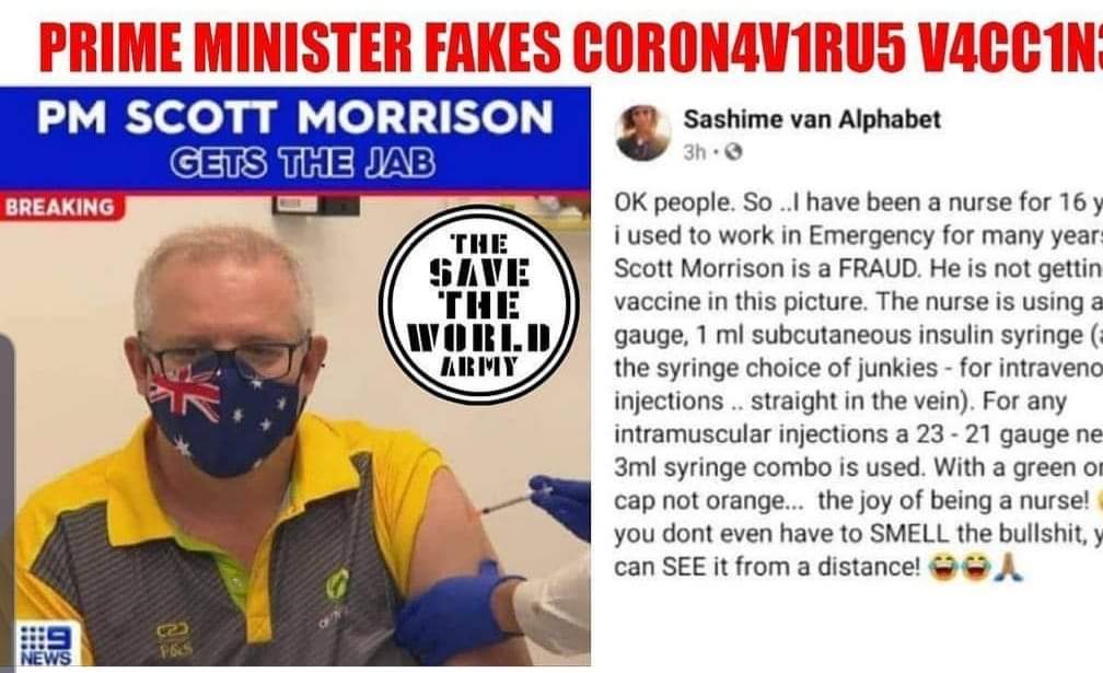 Scott Morrison is a fraud and a lier. We ask for anre vaccine and investigation into the false agenda. @ScottMorrisonMP @GregHuntMP https://t.co/O6pSShTF5K