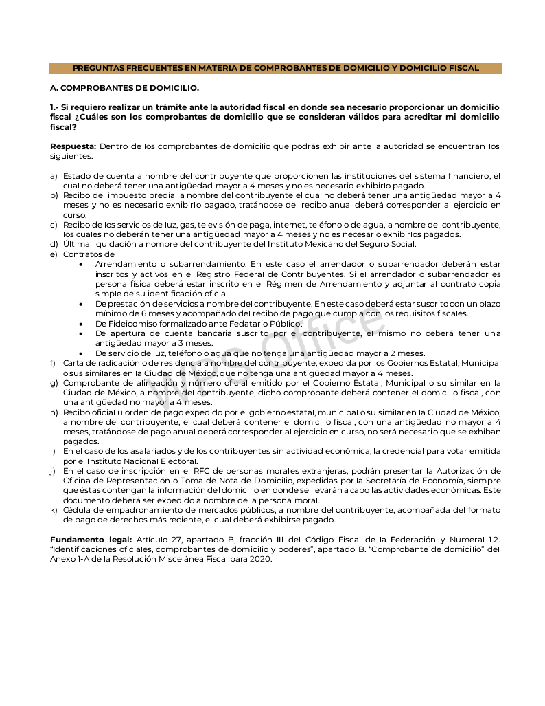 TM_Soluciones's tweet photo. Preguntas frecuentes sobre domicilio fiscal y comprobantes de domicilio de los contribuyentes

Siguenos en Instagram https://t.co/nARt7iKUGs https://t.co/bfTvouK41b
