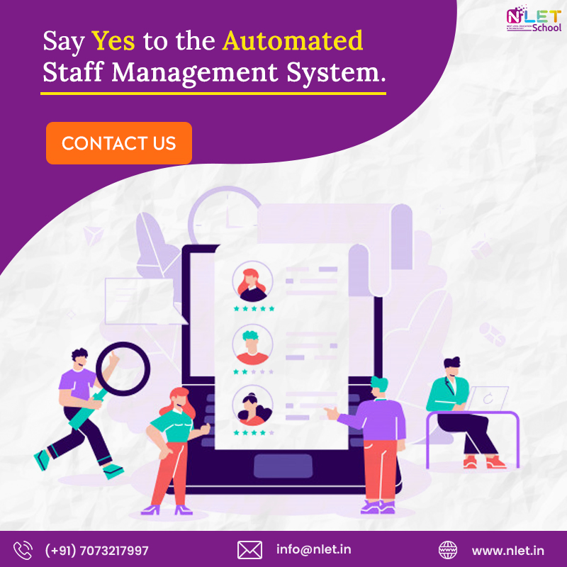 nletschool's tweet image. NLET Staff management system streamlines complete staff management solution like managing personal detail, login details, salary and attendance structure. 

nlet.in 

#staffmanagementsystem 
#schoolmanagementsoftware #schoolmanagementsystem #nletschool #education