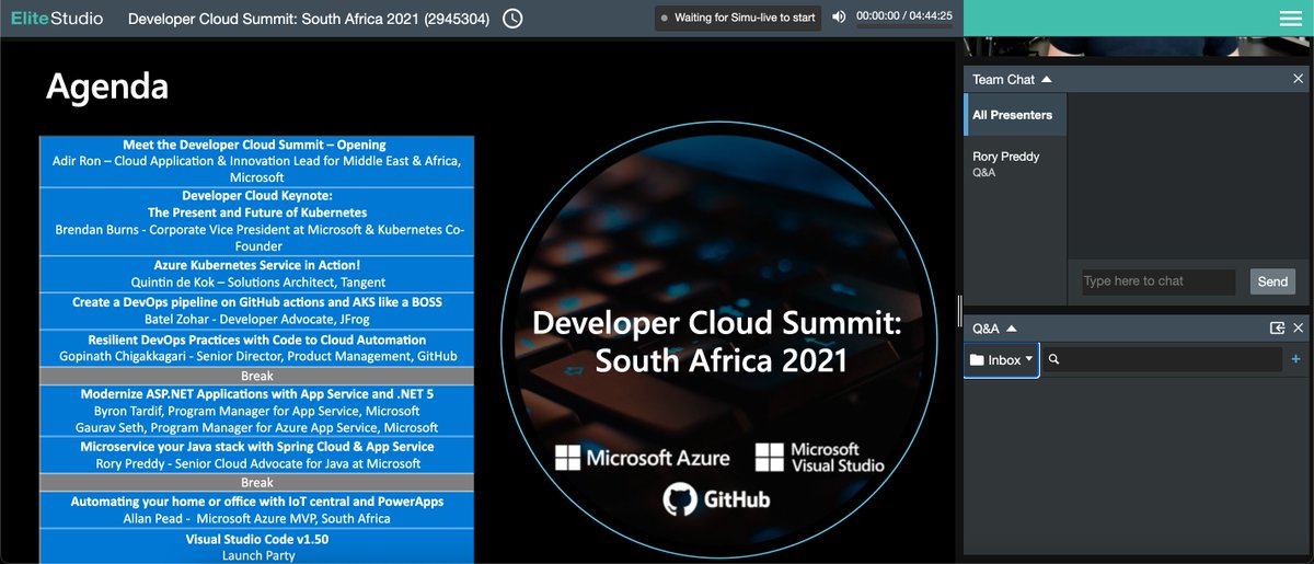rorypreddy's tweet image. Developer Cloud Summit South Africa starts in one-hour!

A day full of great speakers from @Microsoft, @GitHub, partners, and communities on a variety of topics from Cloud Native futures, and Remote DevOps practices.