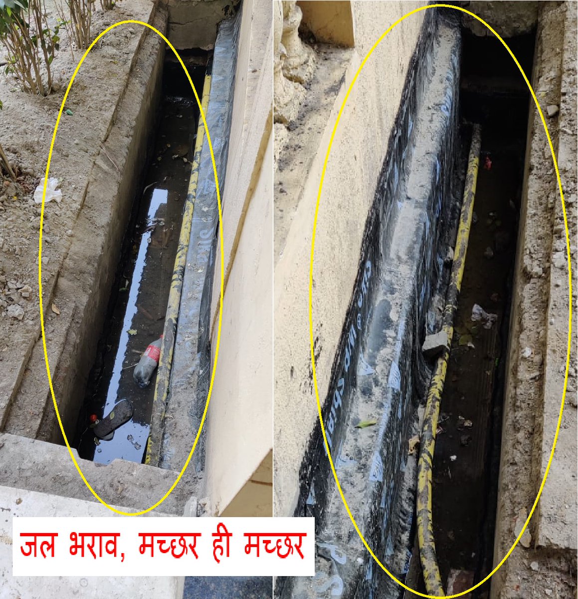 NRI_Residency's tweet photo. मैडम 🙏,
   कृपया इस आदेश पर बिल्डर द्वारा की गई कार्यवाही का संज्ञान लेवे। दिखावे के लिए छिटपुट काम छेड़ा गया और बीच में अधूरा छोड़ दिया। जो किया वो भी केवल खानापूर्ती।गड्डे महीनो से खुदे हुवे हैं। पानी जमा है, एवम मच्छर की भरमार और परेशानी जस की तस। #CleanNoida @CPCB_OFFICIAL https://t.co/A24qSXXQ3D
