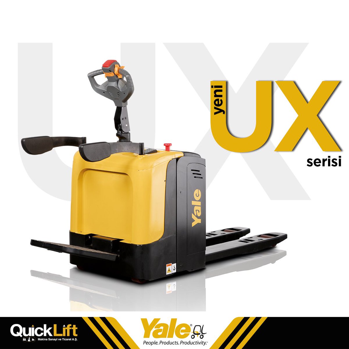 yale_turkey's tweet image. İhtiyacınız sağlam, dayanıklı, verimli, güvenilir ve ekonomik çözümler için Yale UX serisini mutlaka inceleyin! #yale #quicklift #yaletürkiye #yaleforklift #yale.emea #ThisIsYale #depoiçiekipmanları #depo #elektrikliforklift #transpalet #eletkriklitranspalet #dizelforklift #güç