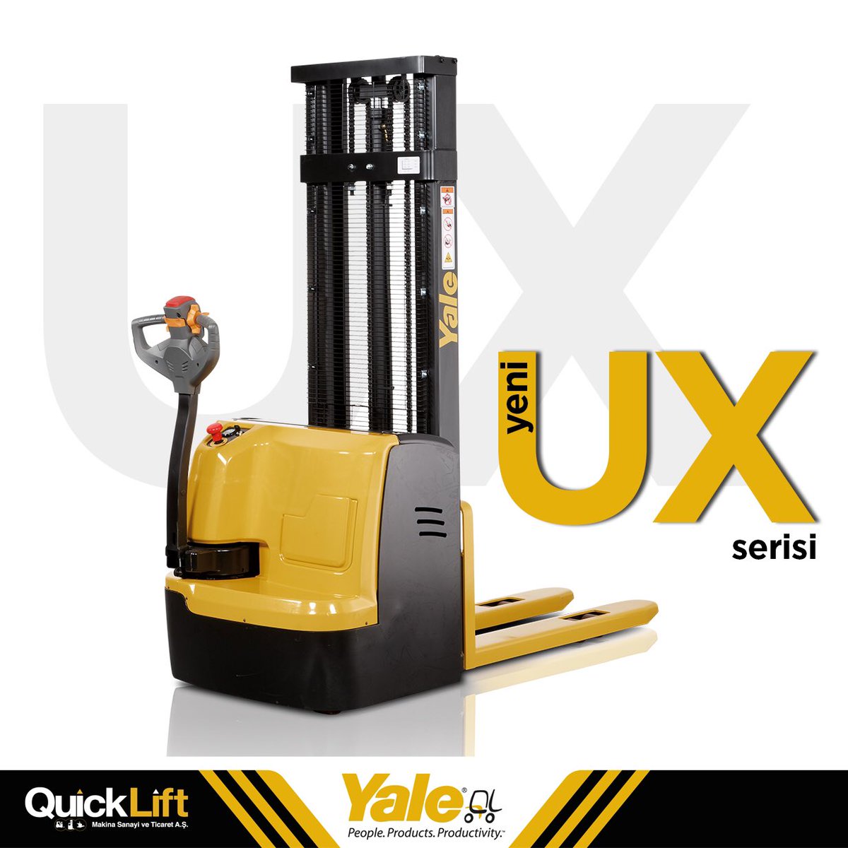 yale_turkey's tweet image. İhtiyacınız sağlam, dayanıklı, verimli, güvenilir ve ekonomik çözümler için Yale UX serisini mutlaka inceleyin! #yale #quicklift #yaletürkiye #yaleforklift #yale.emea #ThisIsYale #depoiçiekipmanları #depo #elektrikliforklift #transpalet #eletkriklitranspalet #dizelforklift #güç