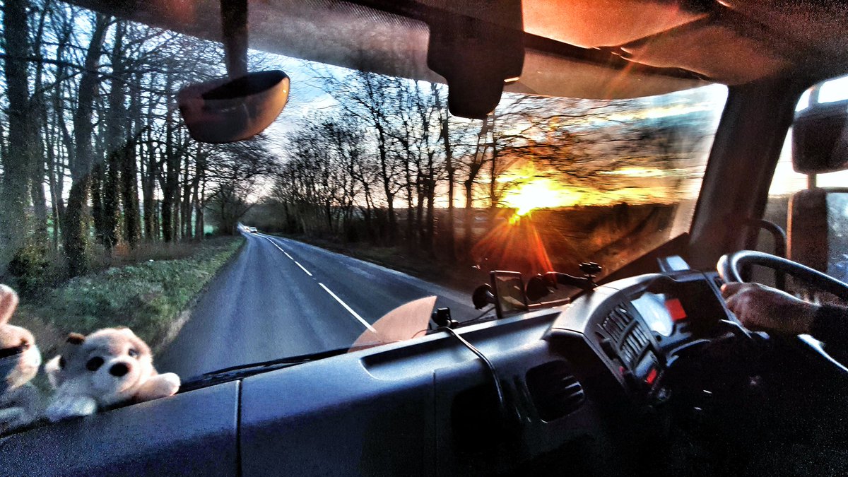 Good morning from the passenger seat 👌 #kevtee #salvagehunting #sinrise #scrapcarremoval #trucking #salvage #timeforachange #alwaysprogressing