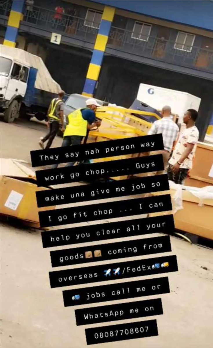 DeeBugMan's tweet image. I'm a ✈️ CLEARING AND  FORWARDING / FedEx 📦📦 AGENT....  Past me your Airway bill/ tracking number FAST FOR GOOD BUSINESS..... Pls Kindly help me Retweet my customers might be among your followers 
Thank you 🙏🙏