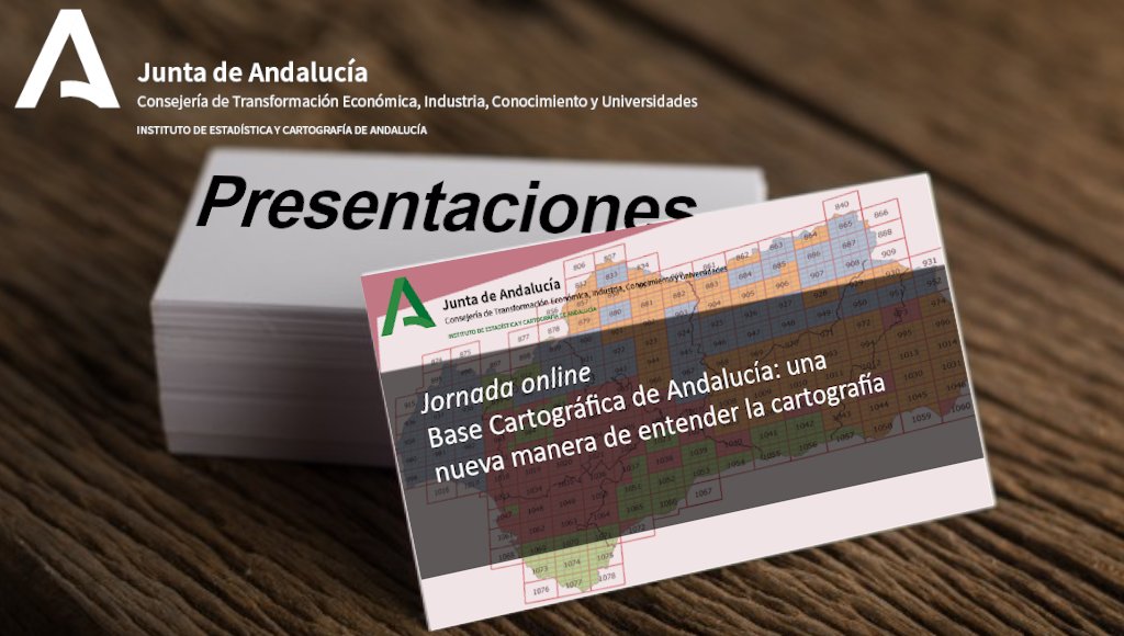IECA_Andalucia's tweet photo. 📥Os recordamos que tenéis disponibles, para su descarga, las #presentaciones de la Jornada online “Base Cartográfica de Andalucía: una nueva manera de entender la cartografía”
https://t.co/RwxCWS4tNf #BCA10 https://t.co/waLJmEq6Jg