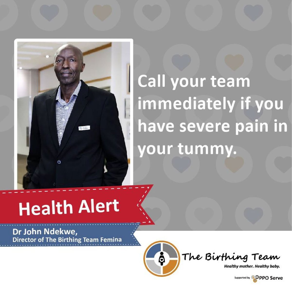 thebirthingteam's tweet photo. #HealthAlert -  if experiencing a sharp pain in your abdomen, don't hesitate to call your team! https://t.co/nlgfbaJegR