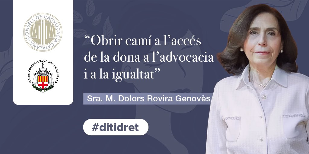 Consell de l’Advocacia Catalana (@conselladvocat) on Twitter photo ⚖️ #Ditidret Encara ens queda camí per assolir la igualtat real en l’àmbit laboral. La societat no pot perdre el talent femení 🚺 #8M2021 #DiadelaDona #DonesAdvocades #talentfemení #WOMENSDAY ⚖️ #Ditidret Encara ens queda camí per assolir la igualtat real en l’àmbit laboral. La societat no pot perdre el talent femení 🚺 #8M2021 #DiadelaDona #DonesAdvocades #talentfemení #WOMENSDAY