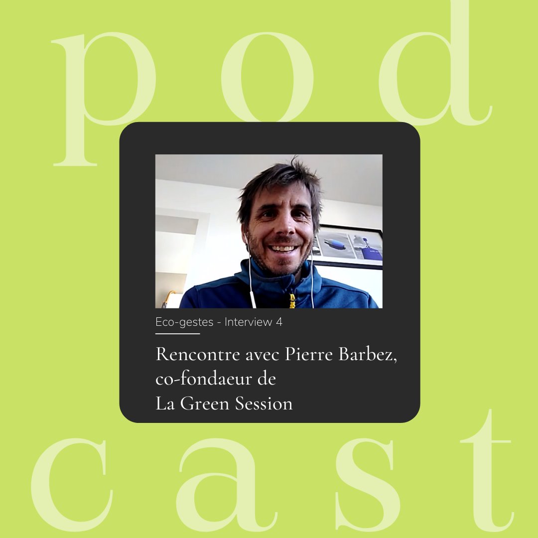 Un podcast de 13 minutes pour présenter <a href="/lagreensession/">La Green Session</a> et Ponchouille... c'est court, intense, mais au final ça résume parfaitement le projet.

Merci <a href="/eco_gestes/">eco-gestes</a>

Replay⬇️
shows.acast.com/eco-gestes/epi…

#ecogestes #economiecirculaire #upcycling #ponchodesurf #surf #ponchouille #Kite