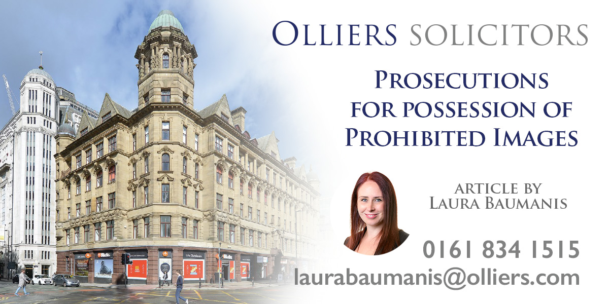ollierssltd's tweet photo. At Olliers we are seeing increasing numbers of individuals being investigated for possession of ‘prohibited images’. However the definition appears less clear as compared to 'indecent images'.

@BaumanisLaura considers what exactly is a prohibited image.

https://t.co/lENADcgh7Y https://t.co/UP2JVhHnF6