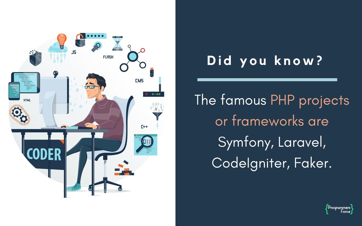 ProgrammersF's tweet image. Although PHP is free, it is not distributed under GPL(General Public License).
#facts #Programmingfact #hackerattack #hacking #technologyfact #Programminglanguage #TechNews #technology #pftech