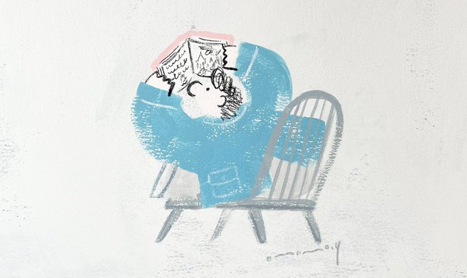 本を読む人のtwitterイラスト検索結果