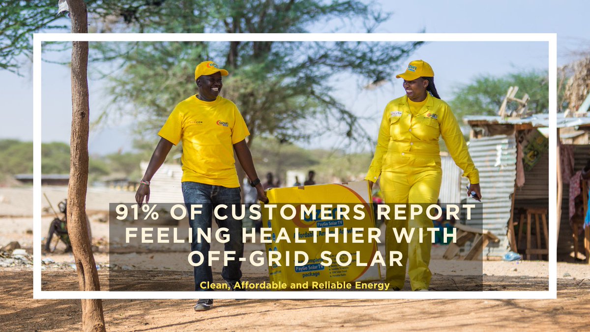 Azuri_Tech's tweet image. DYK: 91% of households that previously used kerosene for lighting reported their health improved since they bought a Solar Home System

Azuri’s #CleanTech enables families to avoid itchy eyes and breathing problems caused by kerosene fumes.

#OffGridSolar #LifeChangingTechnology