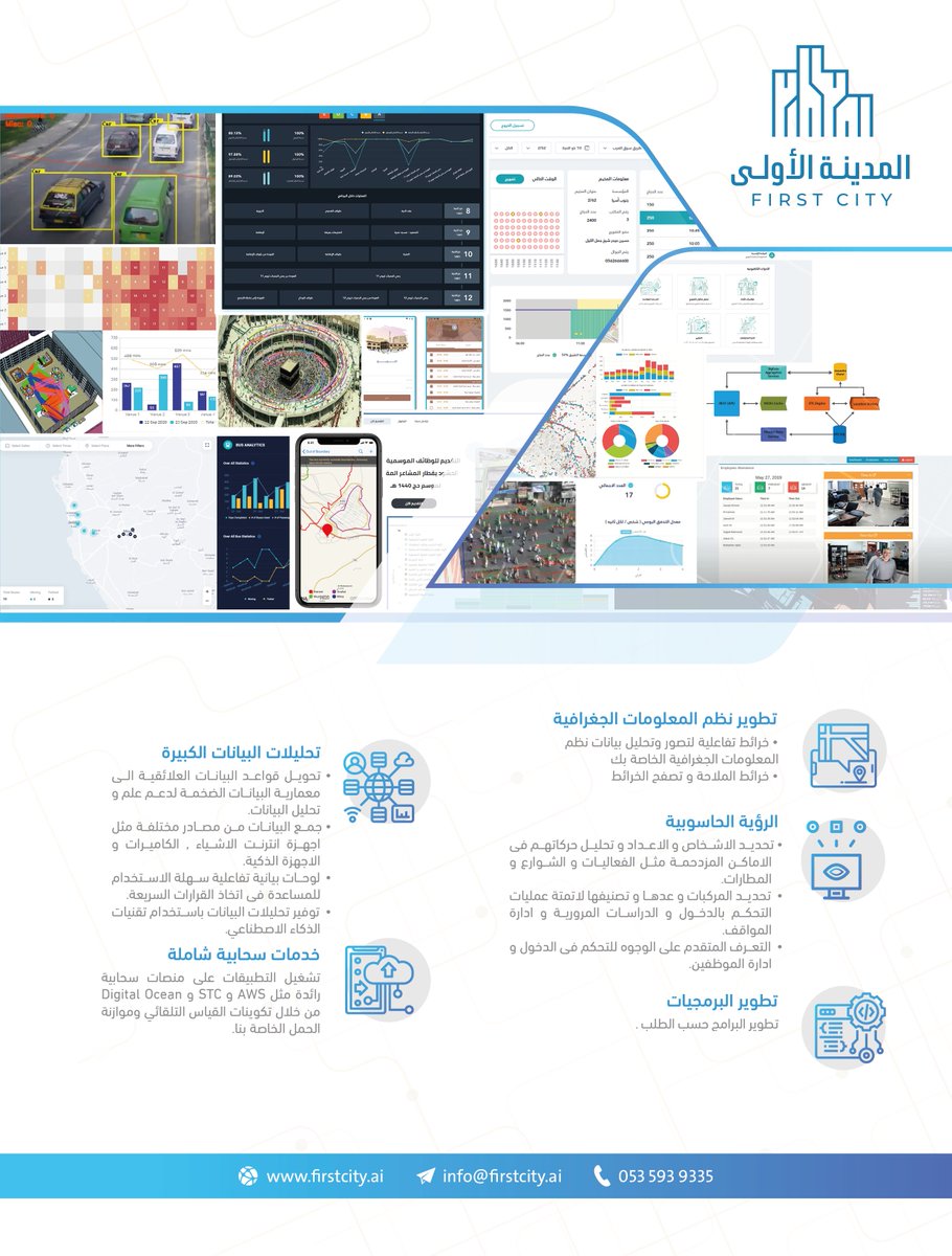 firstcity_it's tweet image. #GISDevelopment #BigDataAnalytics #ComputerVision #SoftwareDevelopment #CloudApplicationServices #FirstCity #SaudiArabia