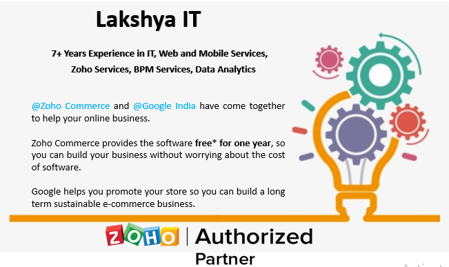 LakshyaSoftware's tweet photo. #MakeSmallStrong @ZohoCommerce https://t.co/G6eBtGbPJj
