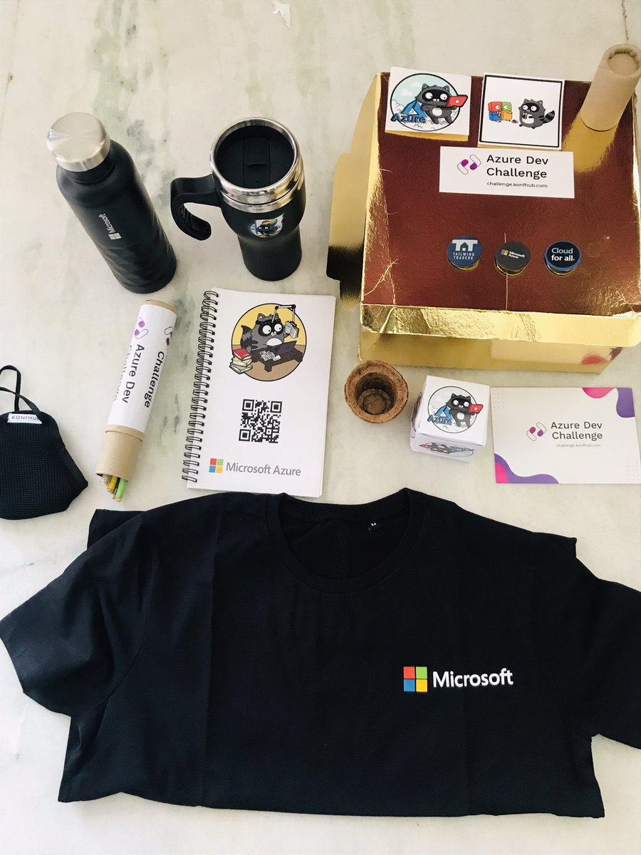 gagandpratihar's tweet image. Thanks for awesome swag

@KonfHub @Microsoft @Azure @MicrosoftIndia @msdevindia

#azuredevchallenge #microsoft #azure