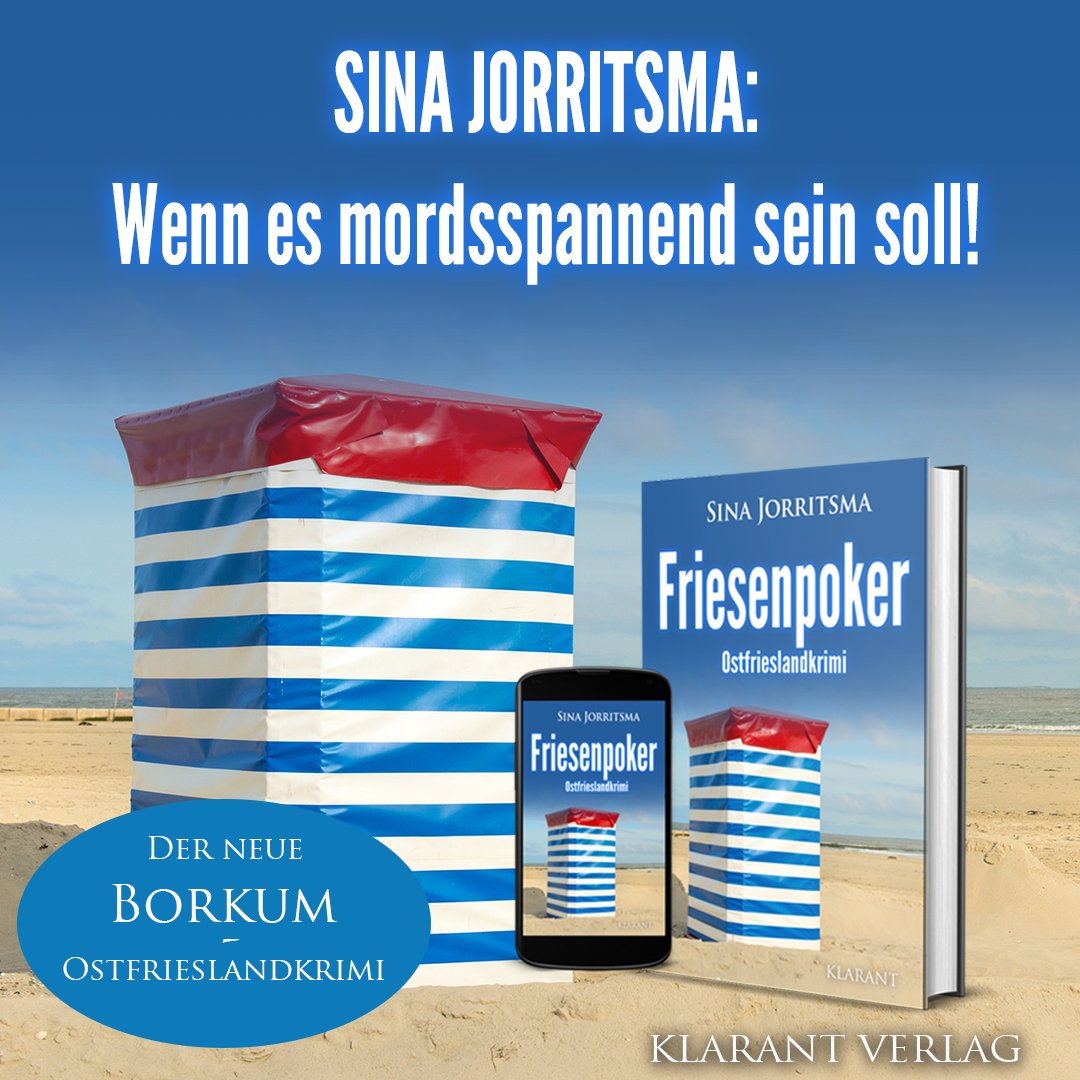 Klarant_Verlag's tweet photo. Wenn es #mordsspannend auf #Borkum werden soll, dann muss #SinaJorritsma ihre Hände im Spiel haben! https://t.co/6fA1pLdvtE
Ihre #Inselkommissare #MonaSander und #EnnoMoll bekommen es auf der #OstfriesischenInsel mit einem angekündigten Mord zu tun! #Klarant #Lesen #Inselkrimi https://t.co/FyK7YnzbgG