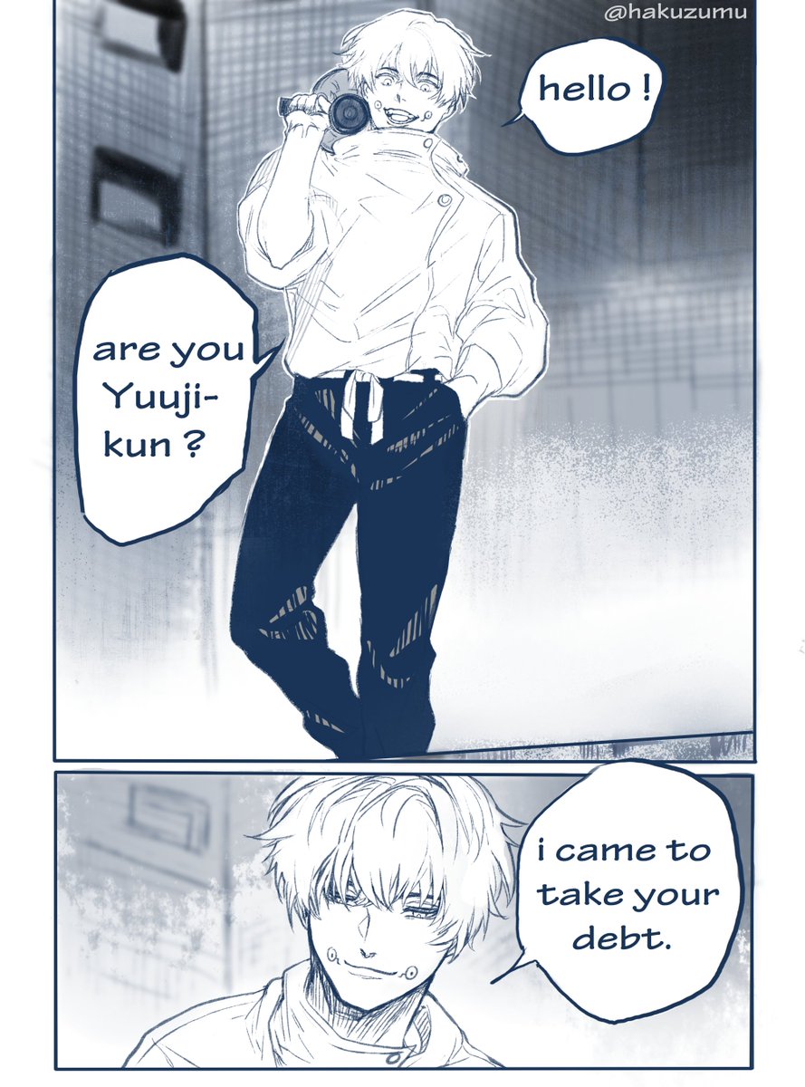 #呪術廻戦
if Yuuta and Toge switch roles part 2 

sorry my english is bad 💦 