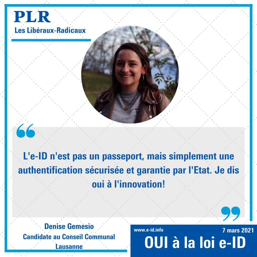 PLR_VD's tweet photo. Loi fédérale sur les services d’identification électronique.
#OUI à plus de sécurité et de simplicité en ligne ! OUI à la loi E-ID le #7mars !
#plr #plrvd #votations #7mars #eIDoui #eIDja @E_ID_Info @FDP_Liberalen @PLR_Suisse https://t.co/bBhlr2Qj8t