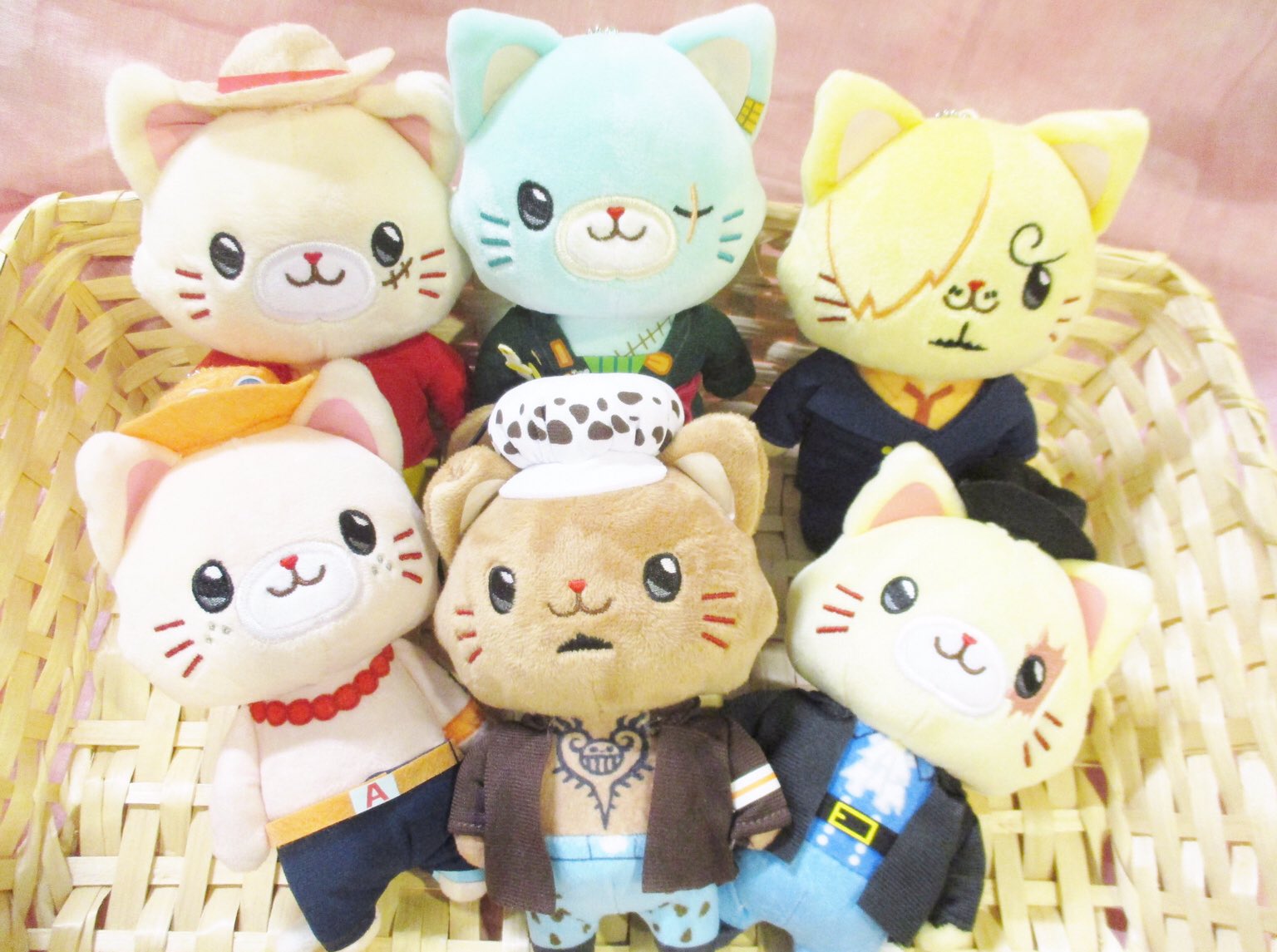 with cat ウィズキャット ゾロ サンジ ONE PIECE ぬいぐるみ