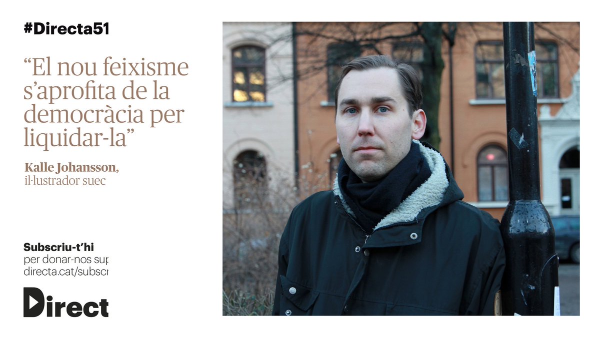 La_Directa's tweet photo. #ENTREVISTA | Entrevista a l'il·lustrador Kalle Johansson. Ha volgut recopilar a 'Què és en realitat el feixisme?' (@Takatukallibres) l’etapa del Tercer Reich i el terror feixista que Mussolini va instaurar a Itàlia https://t.co/Yhz0TyY6lk
Per @AlexRomaguera
#Directa516 https://t.co/TmMIhvNGC2