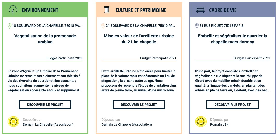 2mainLaChapelle's tweet photo. @ACORDEBARD 6 projets déposés au #BudgetParticipatif 2021 et soutenus par l'association cette année : autour de la #PromenadeUrbaine, place #JanKarski et #MaxDormoy !
#Végétalisation
#MiseEnLumière
#Requalification
#PréventionEtSécurité
https://t.co/YCICATIu7p https://t.co/fopMvhzJVj