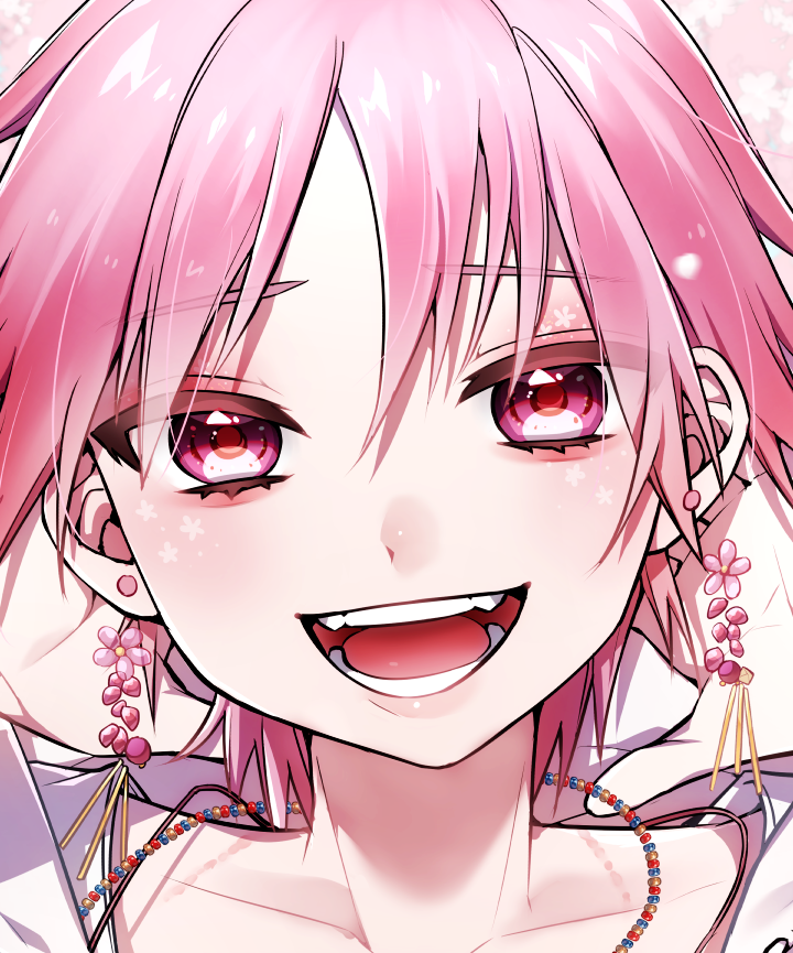 「「みて!花のイヤリング!」 」|ikuri▶︎COMITIA144【F54b】のイラスト