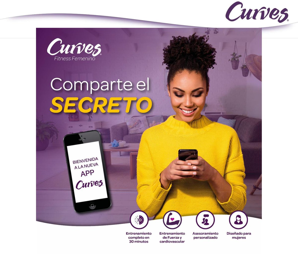 #Curves #Fitness para #Mujeres lanza una nueva #app para el móvil 🏋️‍♀️🏋️

nosotras.com/2021/02/25/cur…