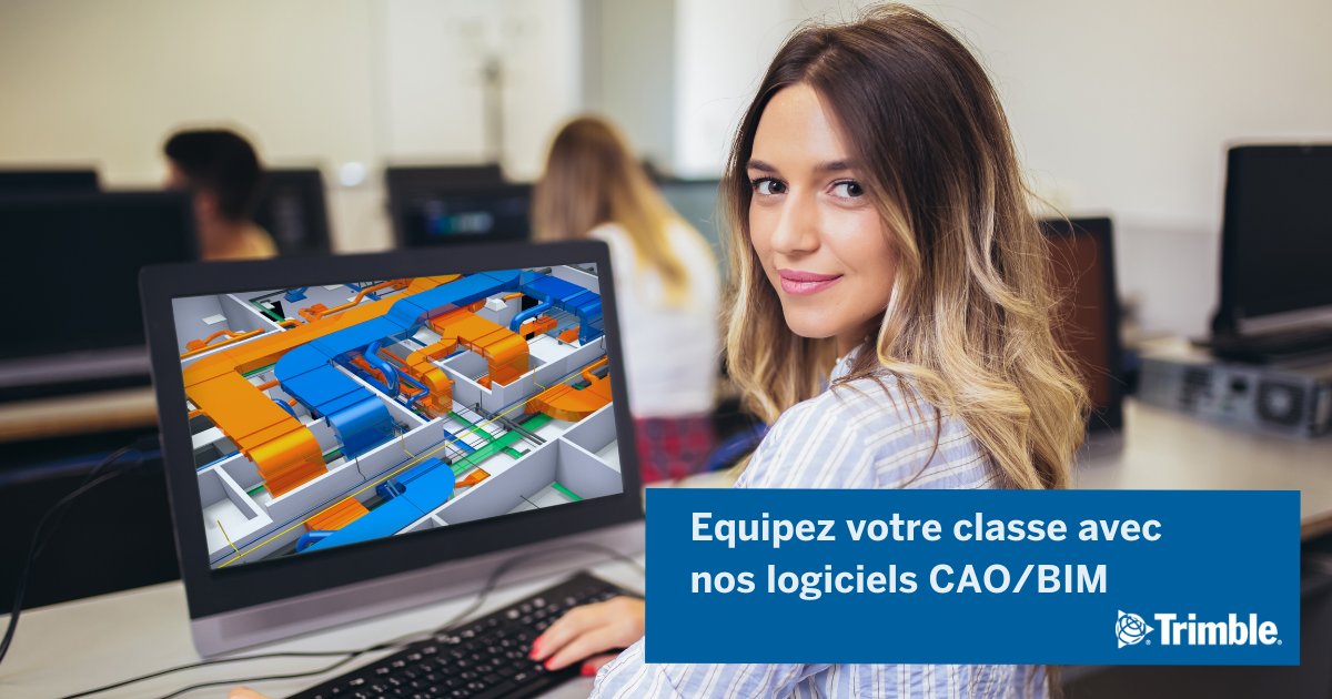 Saviez-vous que Trimble MEP propose aux #étudiants et #enseignants la possibilité de s’équiper de ses logiciels ? Visitez notre site web pour en savoir plus !
ow.ly/WG7i50DoP8B

#EducationFrance #Trimble