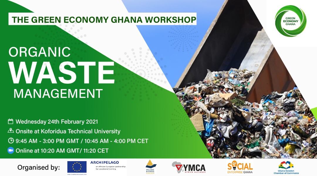 InclBusiness's tweet photo. Last day to register: https://t.co/hbIPiaiU6C
Join us tomorrow both online or onsite in #Ghana to discuss economic growth potential, challenges, skill gaps and entrepreneurship opportunities connected to Organic Waste Management.

#ARCHIPELAGOPROGRAMME  #AfricaTrustFund  #EUTF https://t.co/V7boMTG5N3