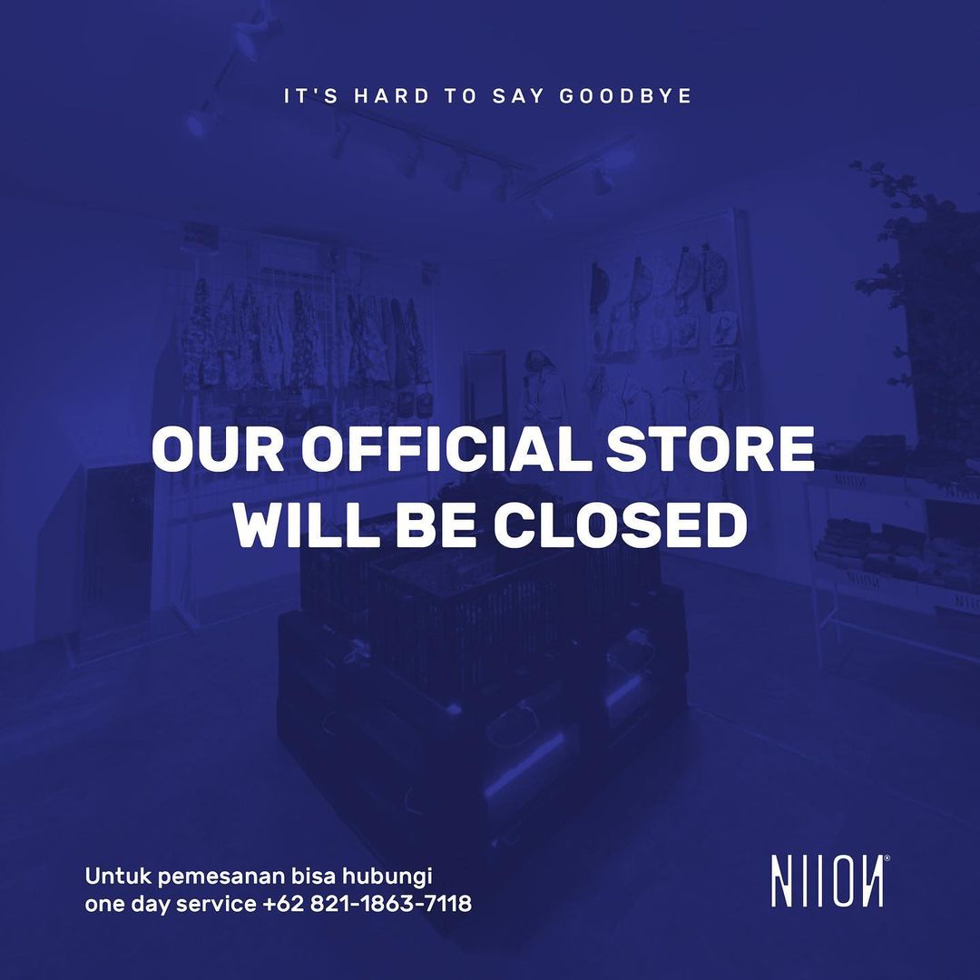 NIION_ID's tweet photo. Mimin mau ngasih pengumuman yg kurang membahagiakan, Offline Store kita yg di Gudang Selatan 22 ditutup 🥺

Ada yg pernah main kesana?
Well makasih atas dukungannya ya #companiion, terima kasih yang udah pernah main kesana! mudah mudahan kita bisa ketemu secara langsung lagi ❤️ https://t.co/ZC0V1yEMgH