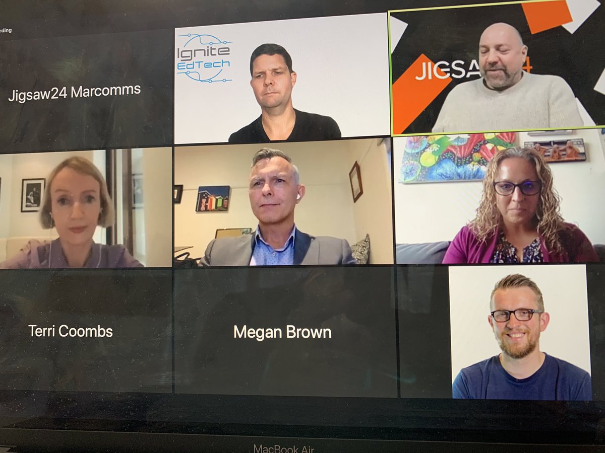 It is an absolute pleasure to be a part of the @Jigsaw24Edu webinar about technology in learning happening right now! Standing amongst giants and it’s an honour to share learning.igniteedtech.com #igniteedtech #webinar #edtech