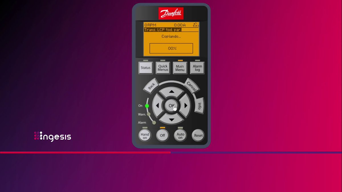 En este videotutorial se muestra como realizar la copia de parámetros desde el convertidor de frecuencia Danfoss al display y posteriormente como transferir los parámetros almacenados en el display hacia el convertidor de frecuencia.
youtu.be/F7Q-ZsnNPso