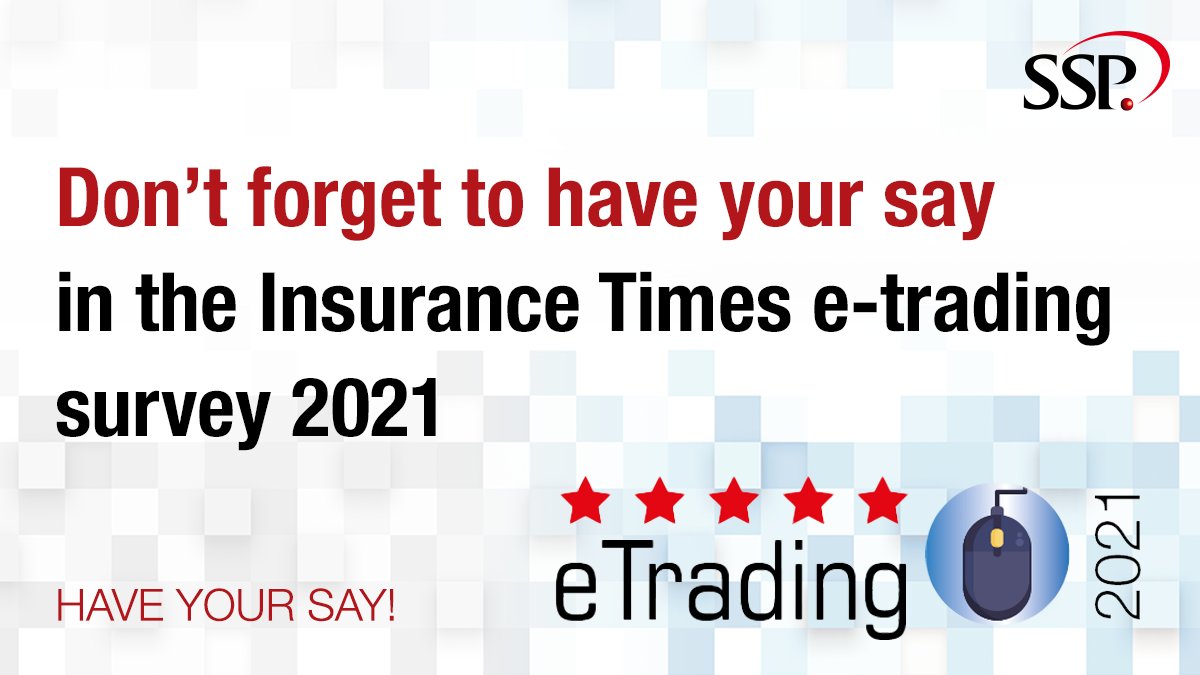 Brokers, the <a href="/InsuranceTimes_/">Insurance Times</a> e-trading survey is now open! Don't forget to share your experiences to improve the journey for the broker community.

Complete the survey to secure your exclusive summary report and you could win £250 John Lewis vouchers! bit.ly/3prZRoN